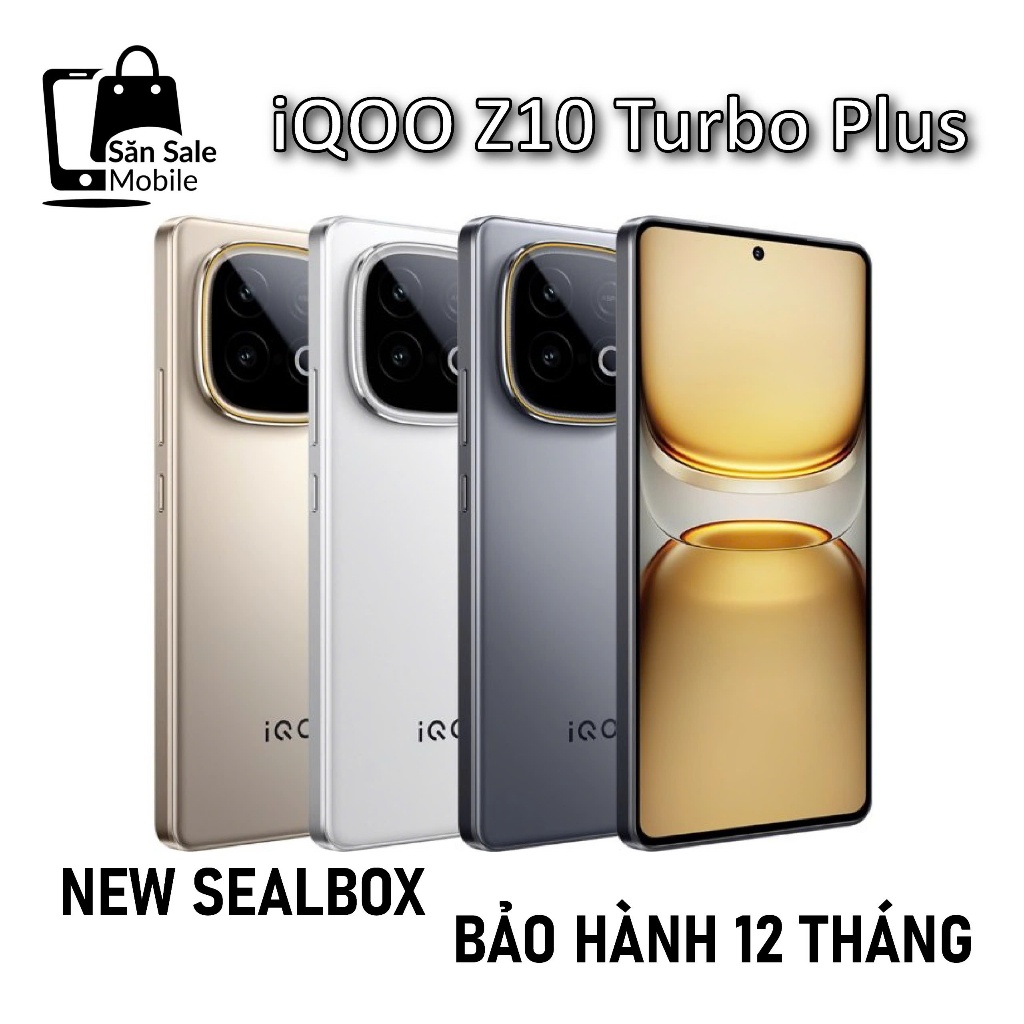 Điện thoại Vivo iQOO Z10 Turbo Plus New Sealbox bản nội địa chip Dimensity 9400+ mới nhất 2025