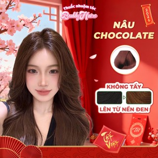  Thuốc nhuộm tóc màu NÂU CHOCOLATE NÂU SOCOLA NÂU MOCHA MOUSSE thuốc nhuộm tóc không tẩy | Thuốc nhuộm tóc Buddyhairs 