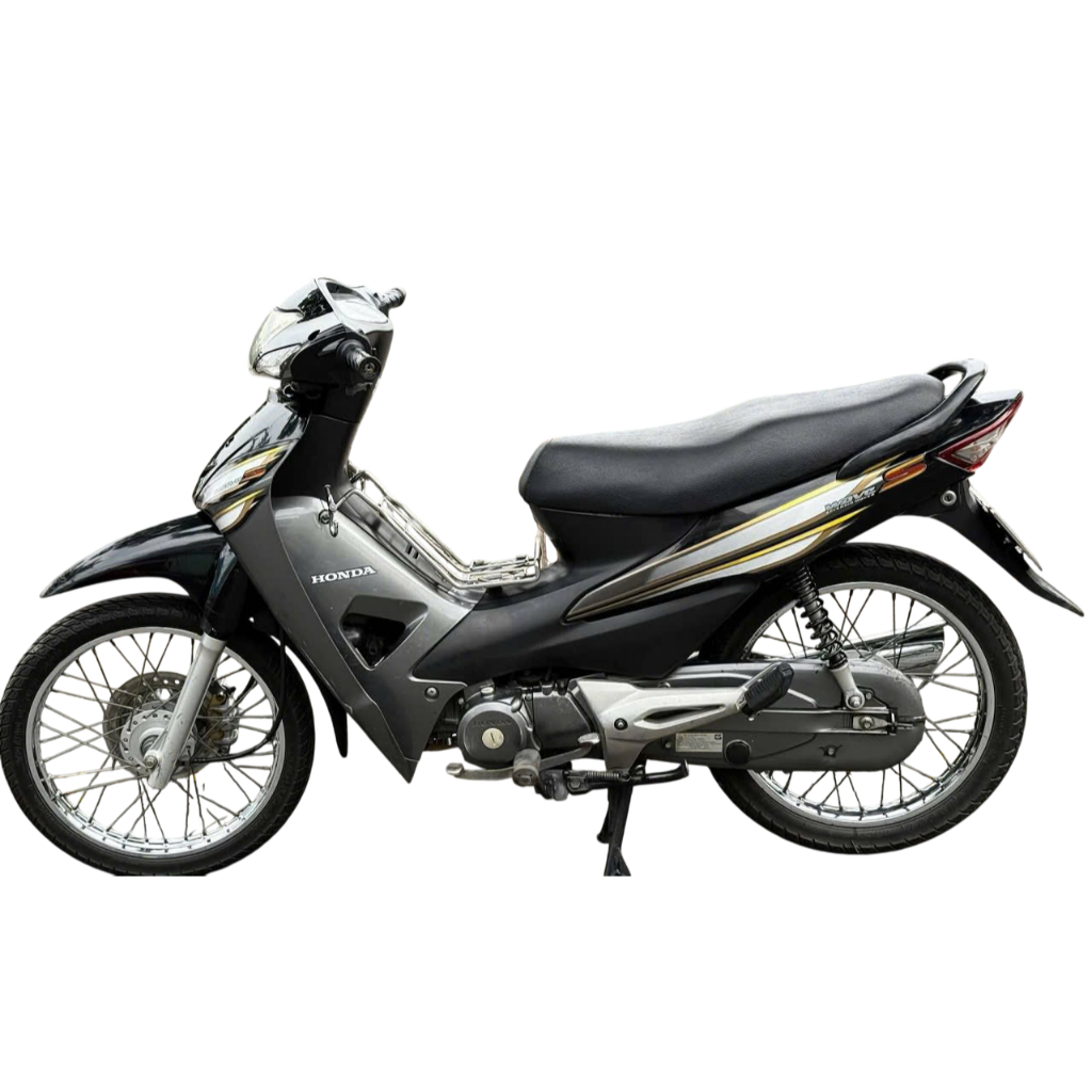 [MÓN LẺ]Dàn áo Wave S 100 2008 2009 đen bóng thắng đĩa chính hãng, Bộ áo màu Wave S100