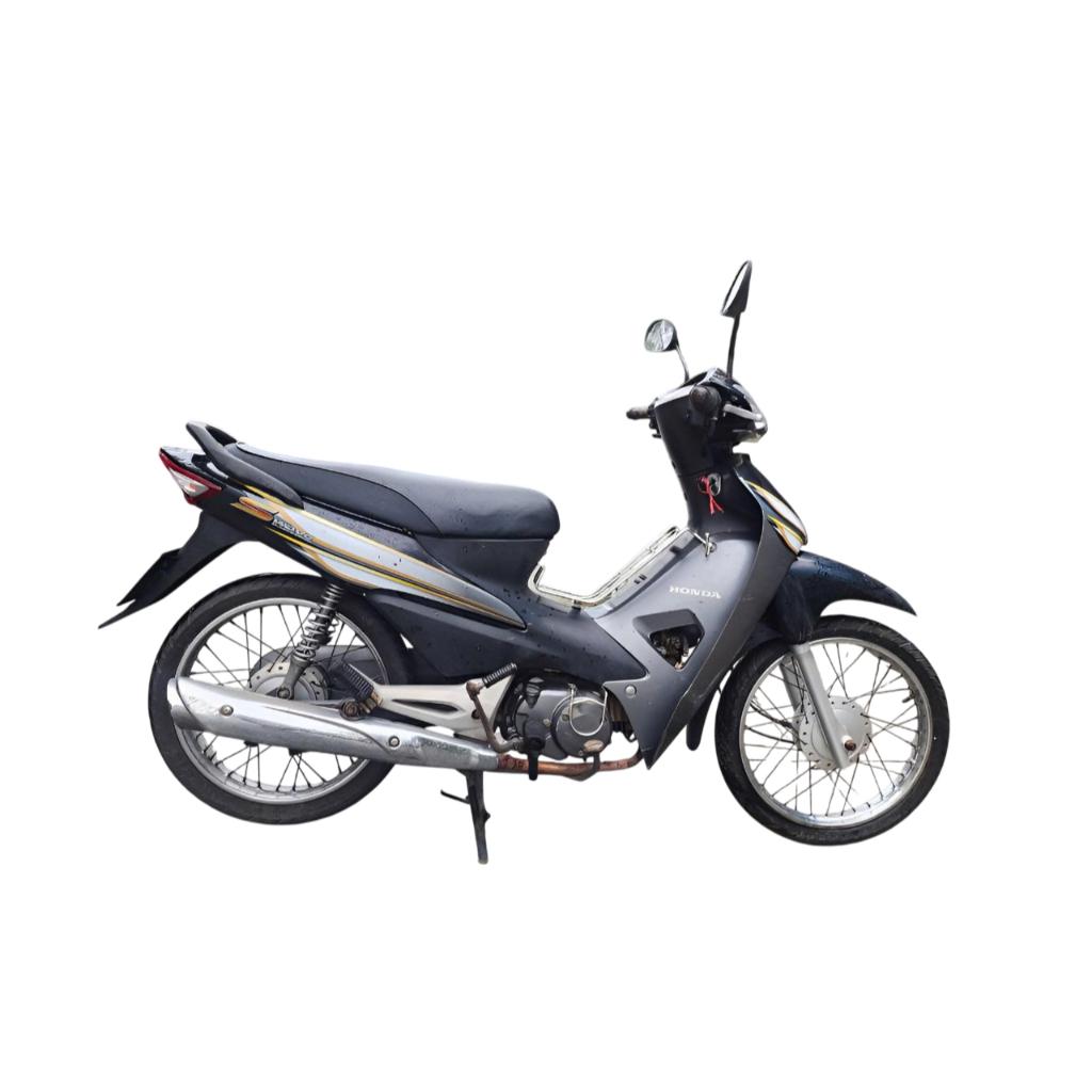 [MÓN LẺ]Dàn áo Wave S 100 2008 2009 đen bóng thắng đùm chính hãng, Bộ áo màu Wave S100