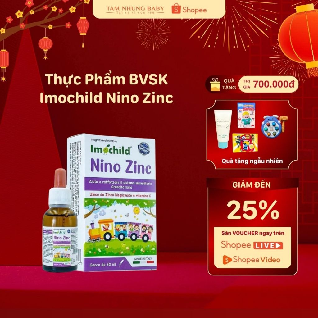 Thực Phẩm Bảo Vệ Sức Khỏe Imochild Nino Zinc – Bổ Sung Kẽm Cho Bé - Tâm Nhung Baby