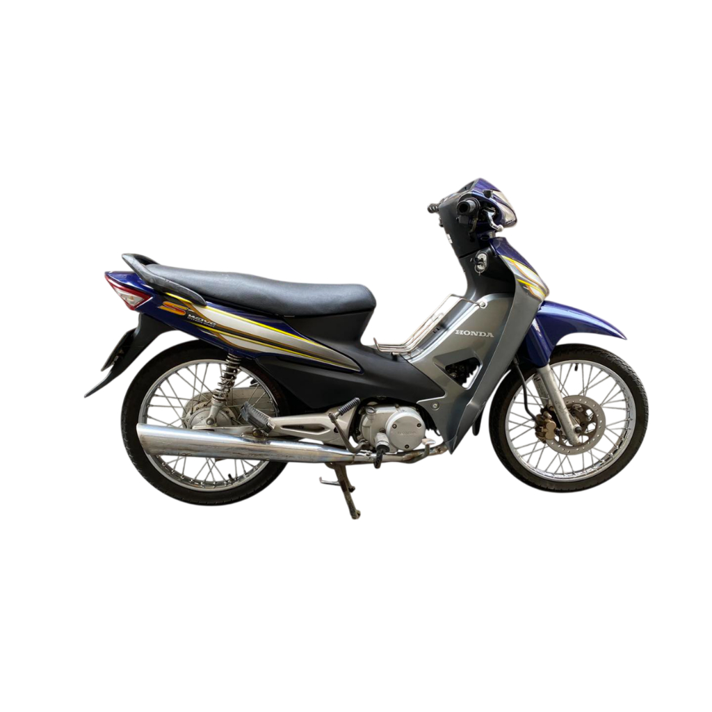 [MÓN LẺ]Dàn áo Wave S 100 2008 2009 xanh tím thắng đĩa chính hãng, Bộ áo màu Wave S100