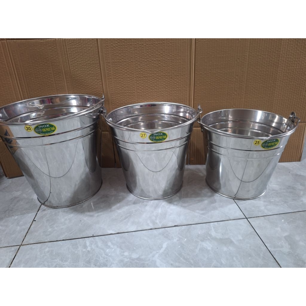 XÔ INOX, XÔ ĐÁ INOX, XÔ INOX CÓ QUAI XÁCH, XÔ XÁCH NƯỚC