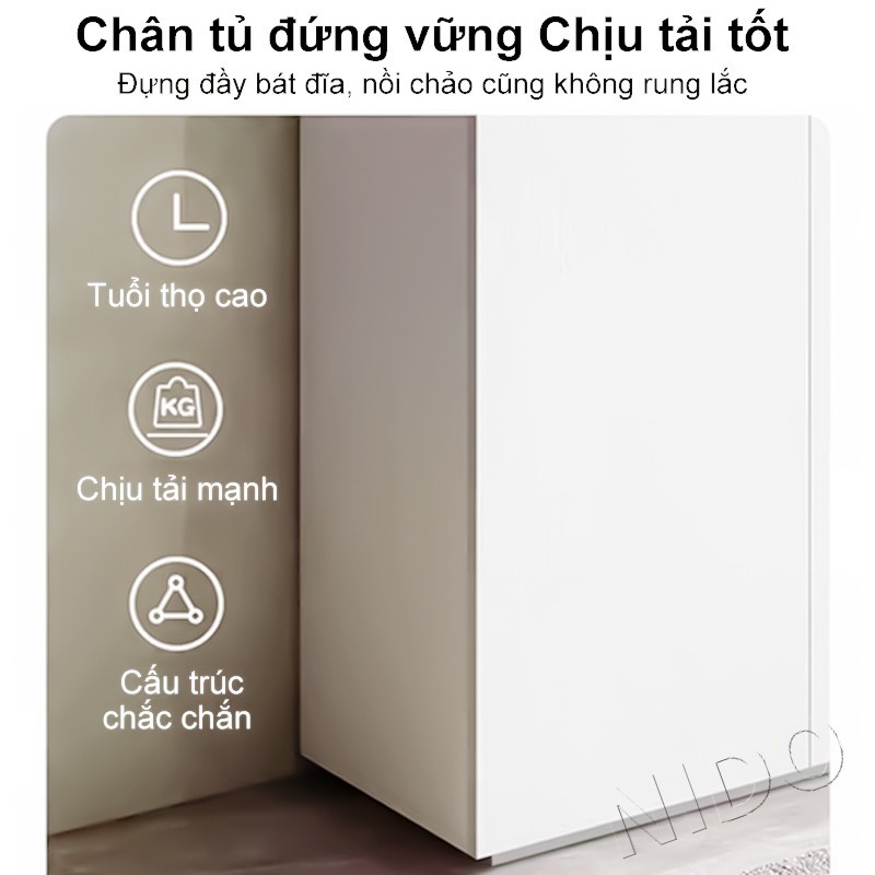 Nido Tủ Buffet Đa Năng Cao Cấp Tủ Gỗ MDF Chống Thấm Dung Lượng Lớn Thiết Kế Phù Hợp Làm Tủ Bếp | BigBuy360 - bigbuy360.vn