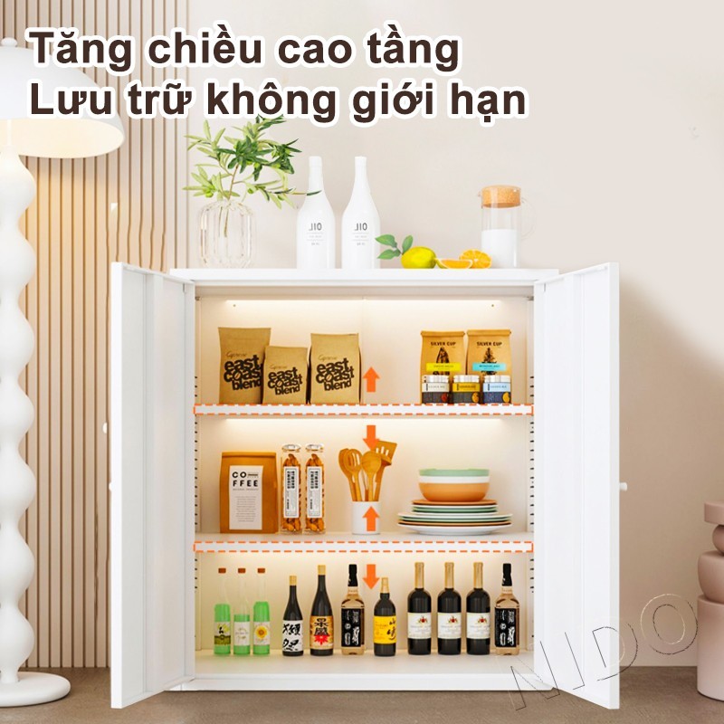Nido Tủ Buffet Đa Năng Cao Cấp Tủ Gỗ MDF Chống Thấm Dung Lượng Lớn Thiết Kế Phù Hợp Làm Tủ Bếp | BigBuy360 - bigbuy360.vn