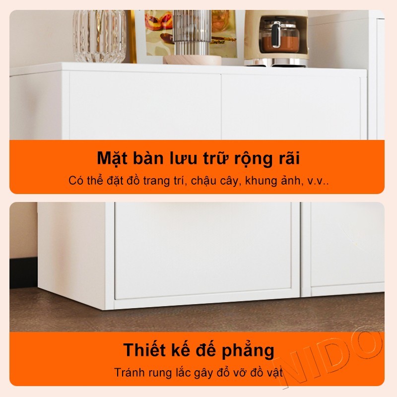 Nido Tủ Buffet Đa Năng Cao Cấp Tủ Gỗ MDF Chống Thấm Dung Lượng Lớn Thiết Kế Phù Hợp Làm Tủ Bếp | BigBuy360 - bigbuy360.vn