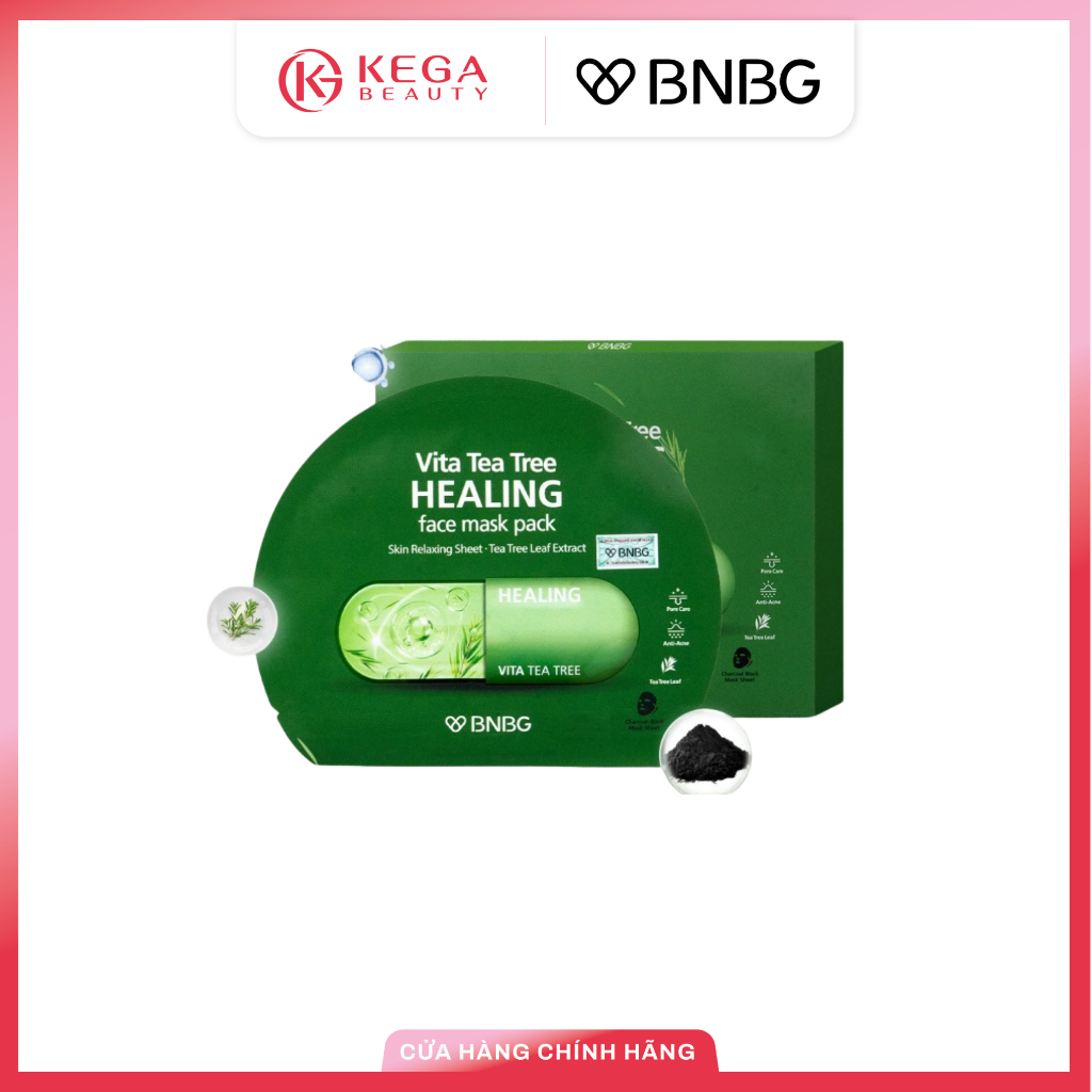 Mặt Nạ BNBG Tràm Trà Dành Cho Da Dầu Mụn Nhạy Cảm Hàn Quốc
