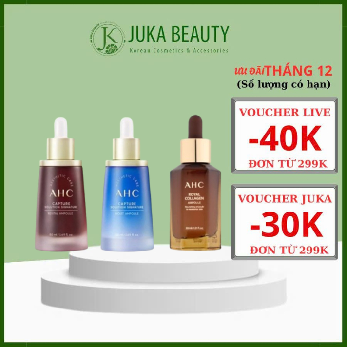 Tinh chất AHC Capture Solution Prime Ampoule 50ml/ Royal Saponin/ Collagen Ampoule 30ml