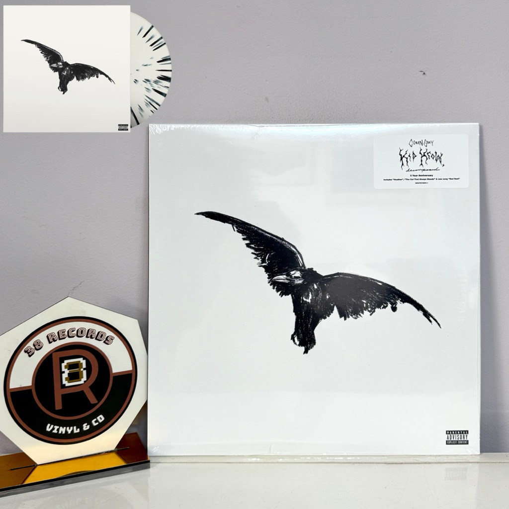 Đĩa Than Conan Gray - Kid Krow, Decomposed (5 Year Anniversary)- Black/White Splatter LP