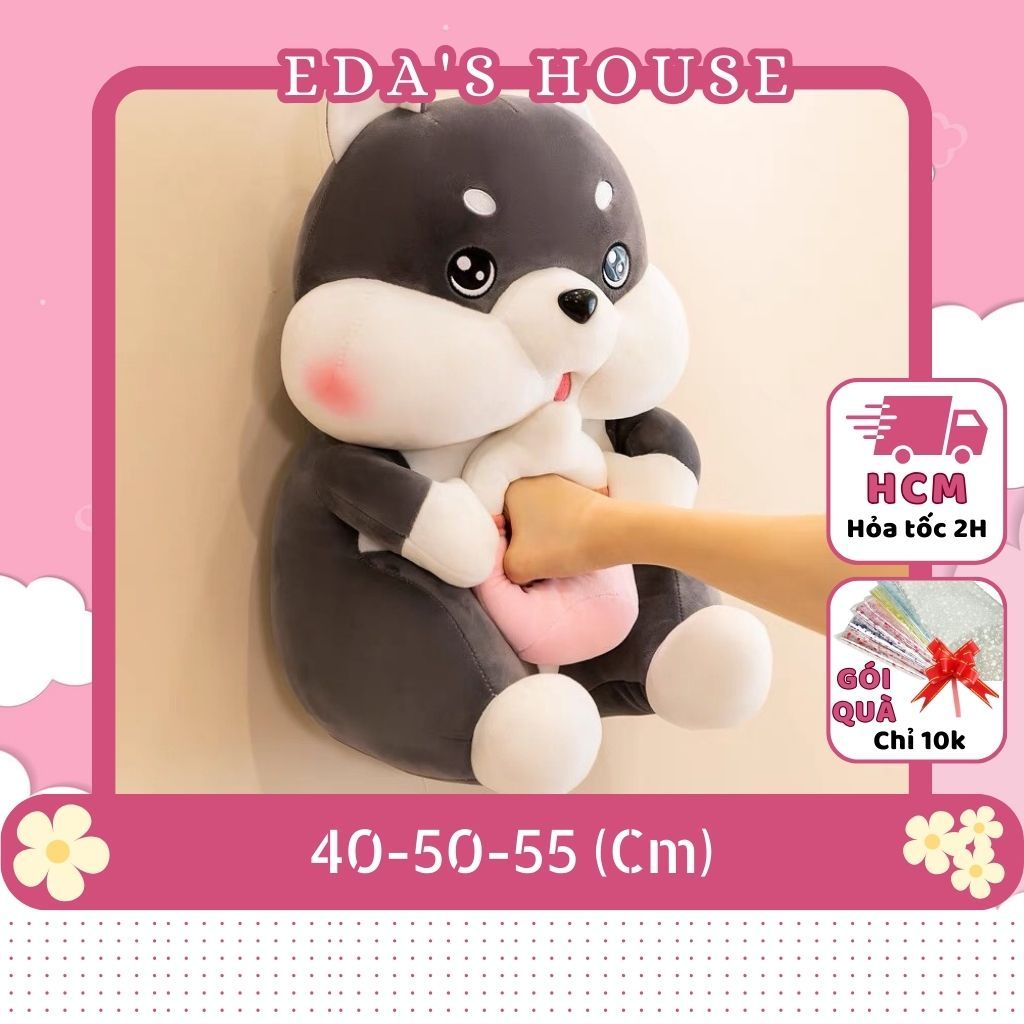 (HCM-Hỏa tốc 2h) Gấu bông chó ôm bình sữa hàng cao cấp EDA'S HOUSE