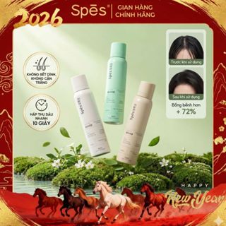  Dầu Gội Đầu Khô SPES Dạng Xịt Dưỡng Tóc Tạo Phồng Cấp Tốc Hút Dầu Không Bết Giữ Nếp 50 100 150 200ml 