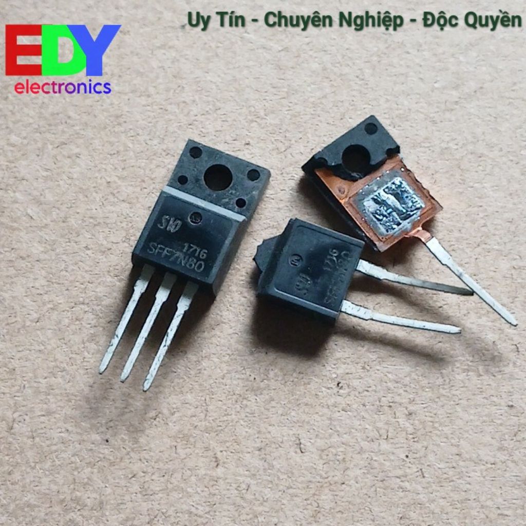 Mosfet 7N80 7A 800 nhân to hàng chất