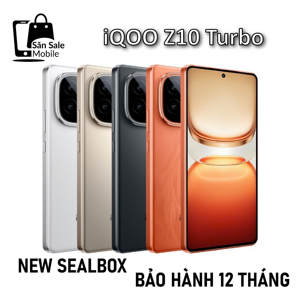 Điện thoại Vivo iQOO Z10 Turbo New Sealbox bản nội địa chip Dimensity 8400 mới nhất 2025