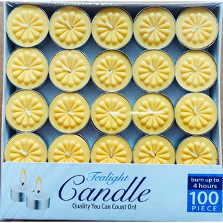 Nến tealight 100 viên đốt cháy 4 tiếng