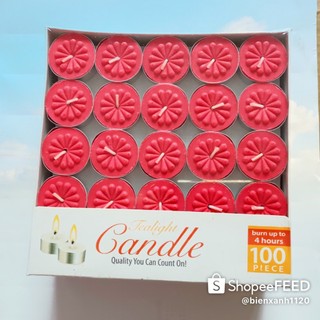 Nến tealight 100 viên đốt cháy 4 tiếng