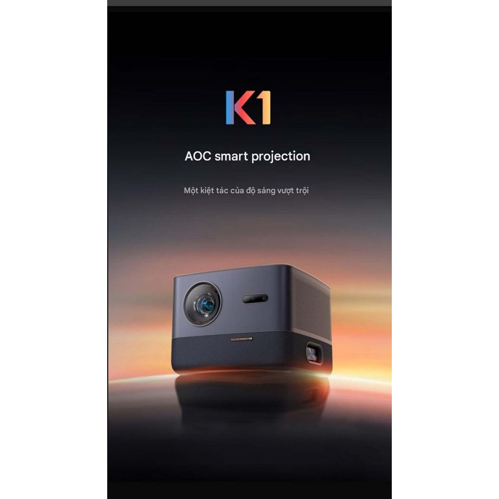 Máy chiếu ( Projector ) AOC K1 - DLP 1300 CVIA - chip DMD 0.47" ( Mới 95% )