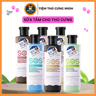 Chính hãng - Sữa tắm cho thú cưng SOS dưỡng lông, diệt ve 530ml