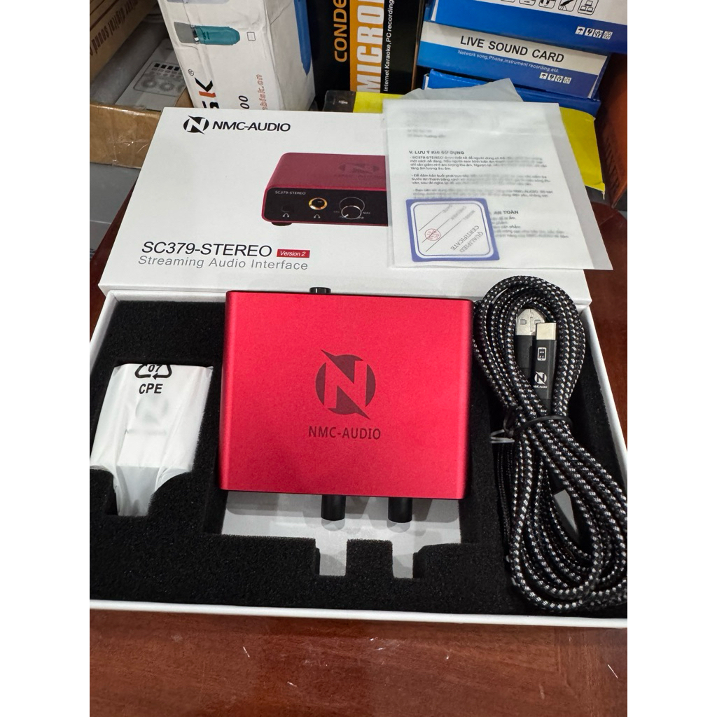 Box live NMC SC379 cao cấp 24bit bản mới V2 nâng cấp dây live, bảo hành 6 tháng