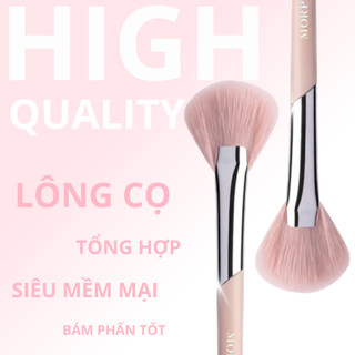 Cọ Trang Điểm Highlight Morphe Fan Highlight Brush M208 – Đầu Cọ Dạng Quạt Nhỏ, Bắt Sáng Tinh Tế