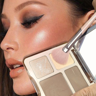 Cọ Trang Điểm Highlight Morphe Fan Highlight Brush M208 – Đầu Cọ Dạng Quạt Nhỏ, Bắt Sáng Tinh Tế