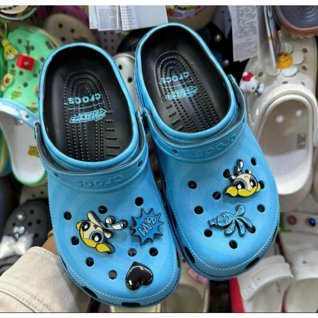 Dép nam nữ Crocs x the powerpuff girls đủ màu cực chất mang tiện lợi dễ thương