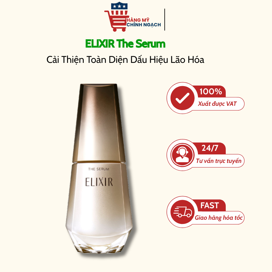 Serum Elixir The Serum Kích Hoạt Trẻ Hóa Da 50ml Hàng Nhập Khẩu