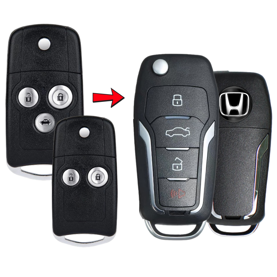 Chìa Khóa Remote Honda Civic CRV đời 2012-2016 Gen 9 mẫu mới V12