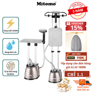 Bàn là hơi nước đứng cao cấp Mitomo GC-899 Max công suất 2500W BH 3 năm 