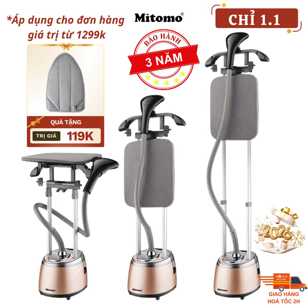  Bàn ủi hơi nước đứng Mitomo GC-559 Công suất 2200W BH 3 năm 