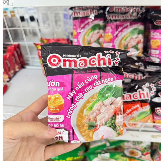 Mì Omachi Sườn/ Bò/ Hải Sản Chua Cay Thơm Ngon