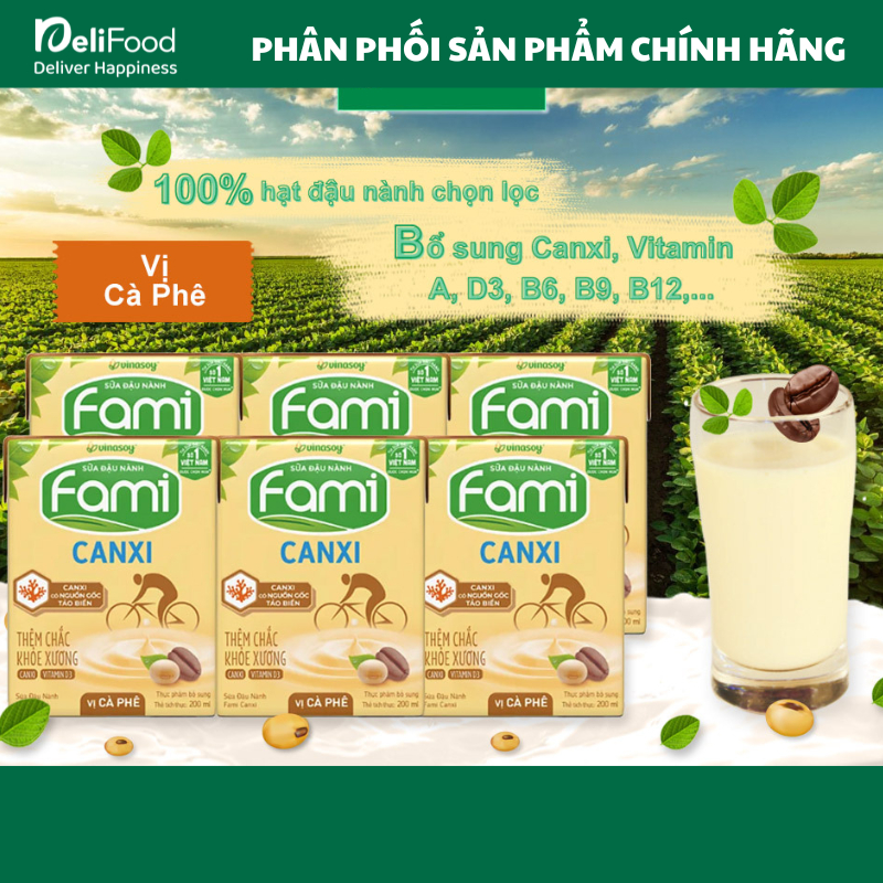 Sữa fami vị Socola - Lốc 6 hộp