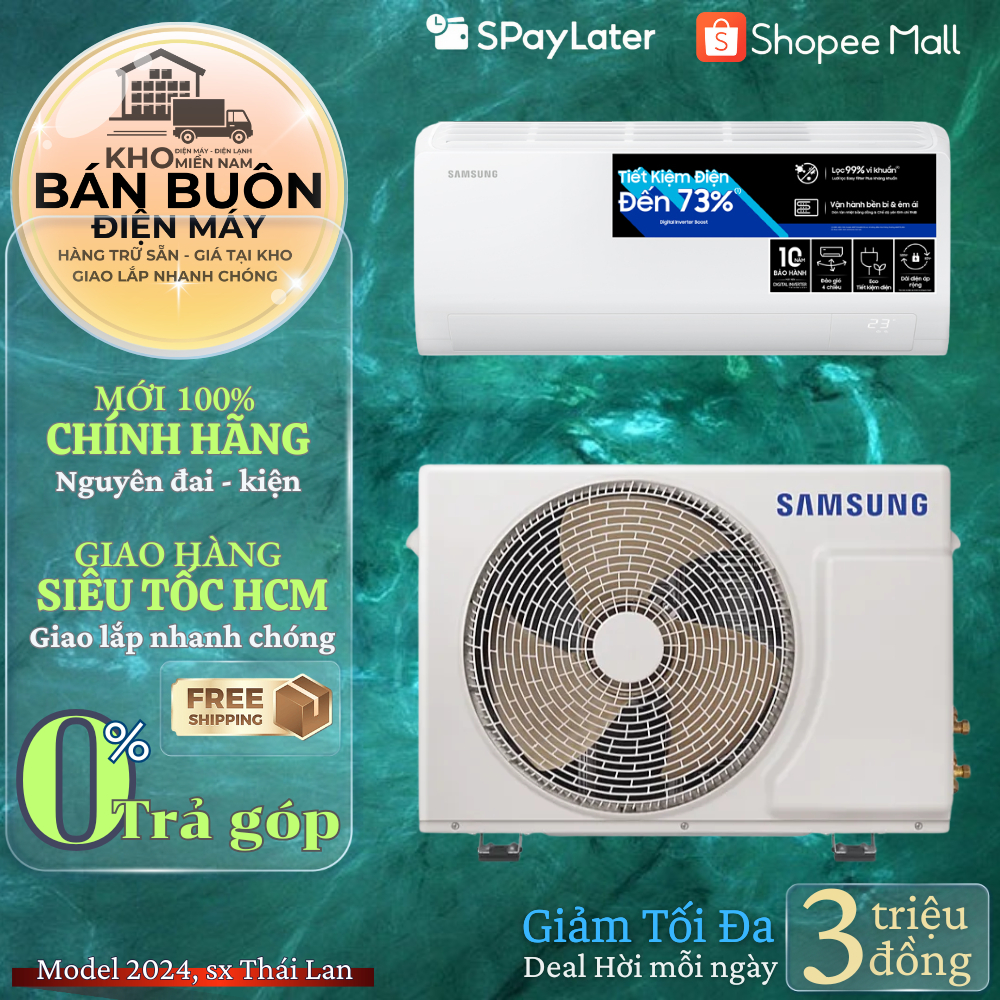 Máy lạnh Samsung AR10DYHZAWKNSV – 1 HP, Inverter, Fast Cooling, Easy Filter Plus