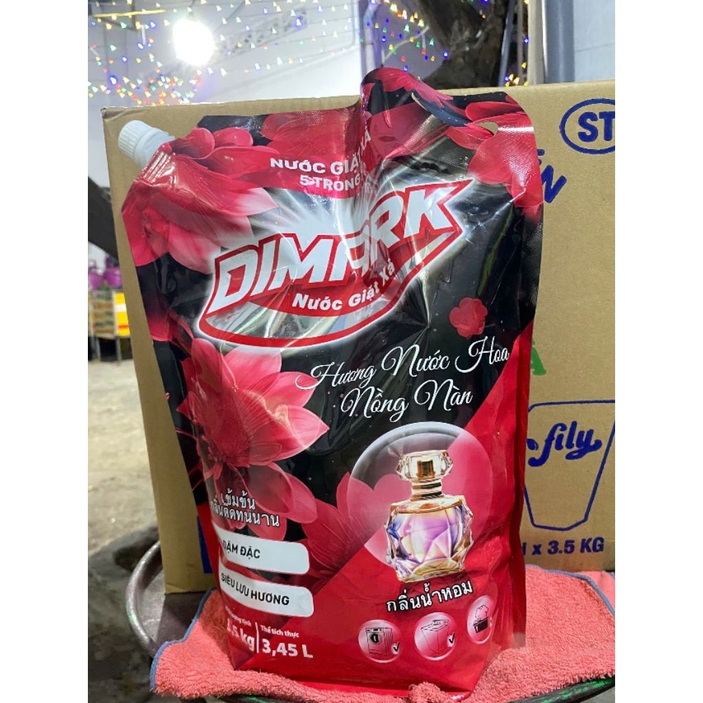 Nước giặt xả Dimark - Hương Nước Hoa Nồng Nàn