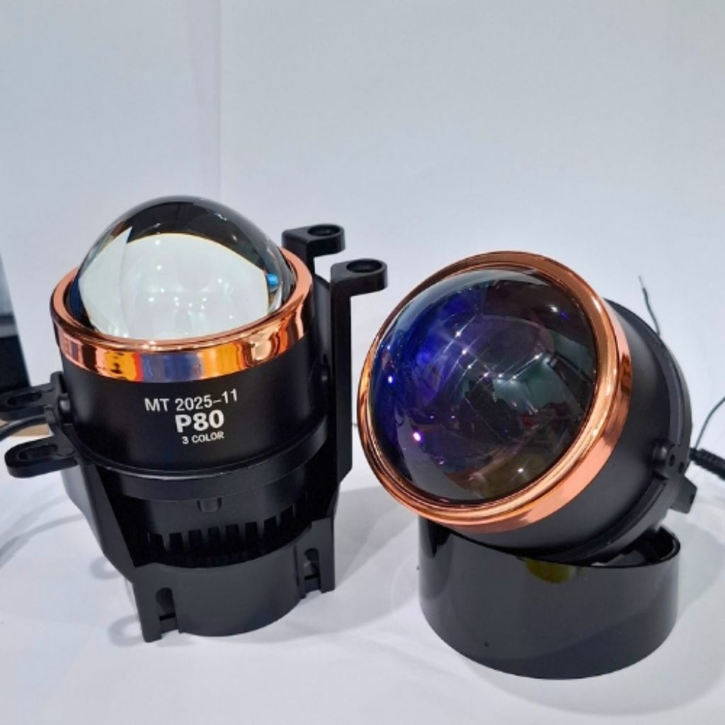 Bi gầm 3 màu 3.0 P80 MT Racing chống nước và bụi, có trợ pha laser, công suất 70W, Bảo hành 24 tháng