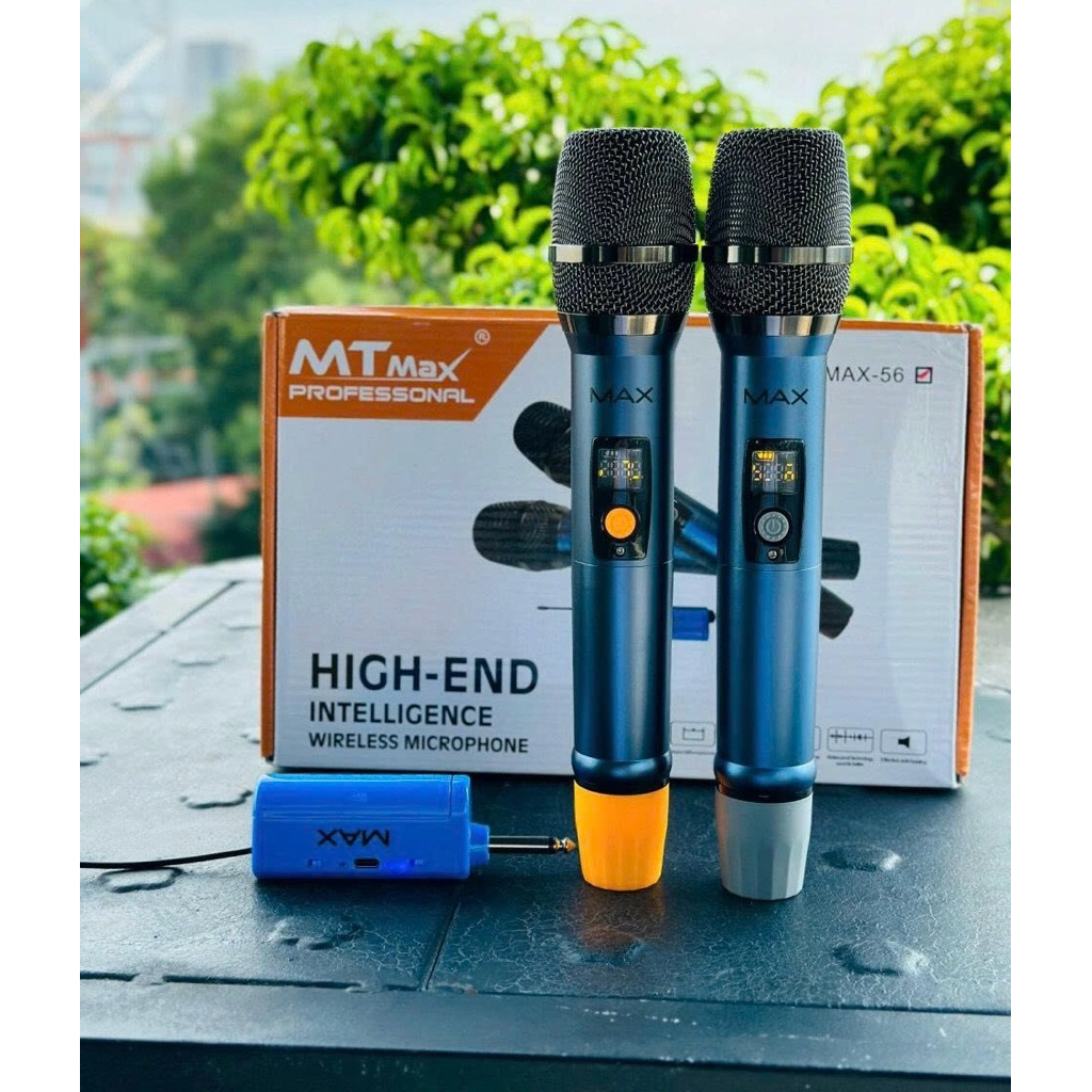 Micro Karaoke Không Dây Đa Năng MTMax Max-56, Hàng Chính Hãng, Bảo Hành 12 Tháng Trên Toàn Quốc