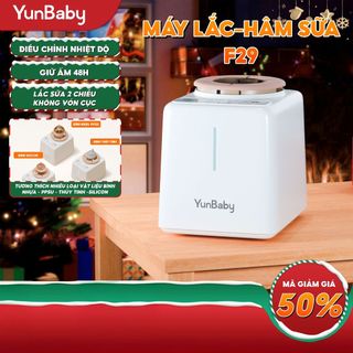  Máy Lắc Sữa & Hâm Sữa Yunbaby F29 3 Chế Độ Rã đông Hâm sữa Lắc sữa Giữ nhiệt 48H 