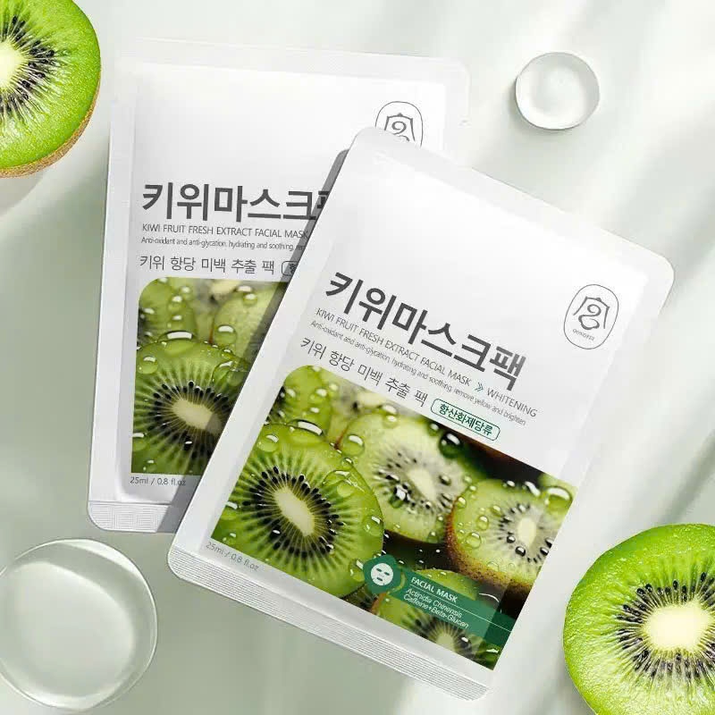 [mua 10 tặng 1] Mặt Nạ Kiwi Kiwi Fruit Fresh Extract Facial Mask 25ml