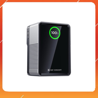 Pin V-Mount Mini 99Wh K&F Concept V99 Pro PD100W – DC/D-Tap/Dual USB-C/USB-A, Màn Hình TFT