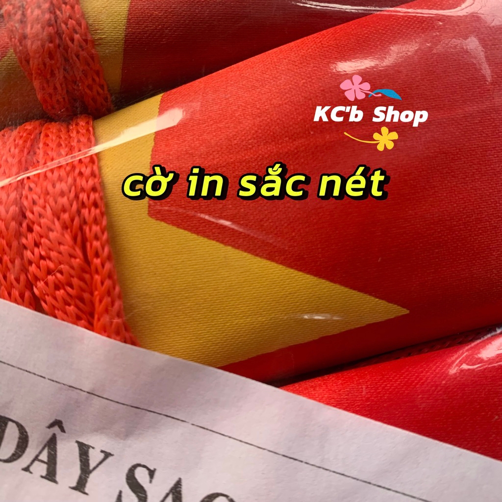 (Combo 1 Bịch 10 cuộn dài 100m) Dây Cờ Tổ Quốc – Cờ Đảng In 2 Mặt, Hàng Lụa Bóng Cao Cấp , Treo Lễ Tết Sự Kiện