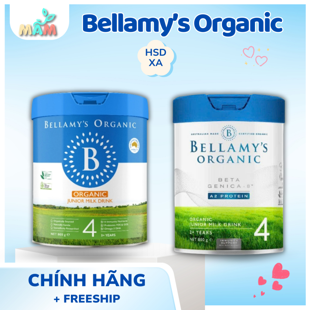 Sữa Bellamy's Organic A2/8HMO nhập khẩu Úc, HSD xa
