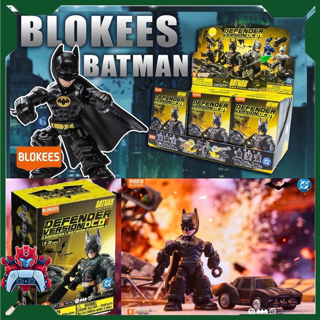 Mô hình Figure Batman DC - DC01 - Batman Legendary Assemble - Blokees