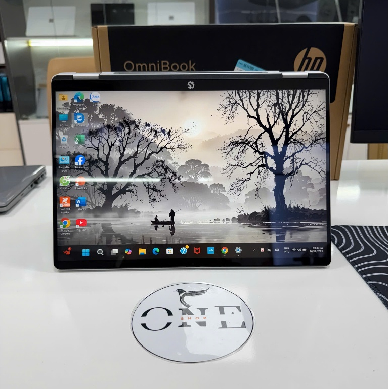 [Máy Mới] Laptop HP OmniBook 5 Flip AI 14-FP/ Core 5 120U/ Ram 8Gb LPDDR5/ Mvme 512GB/ 14'' 2K X360