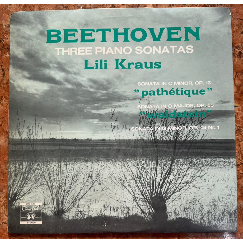 ĐĨA THAN - BEETHOVEN - THREE PIANO SONATAS  Pianist Lili Kraus