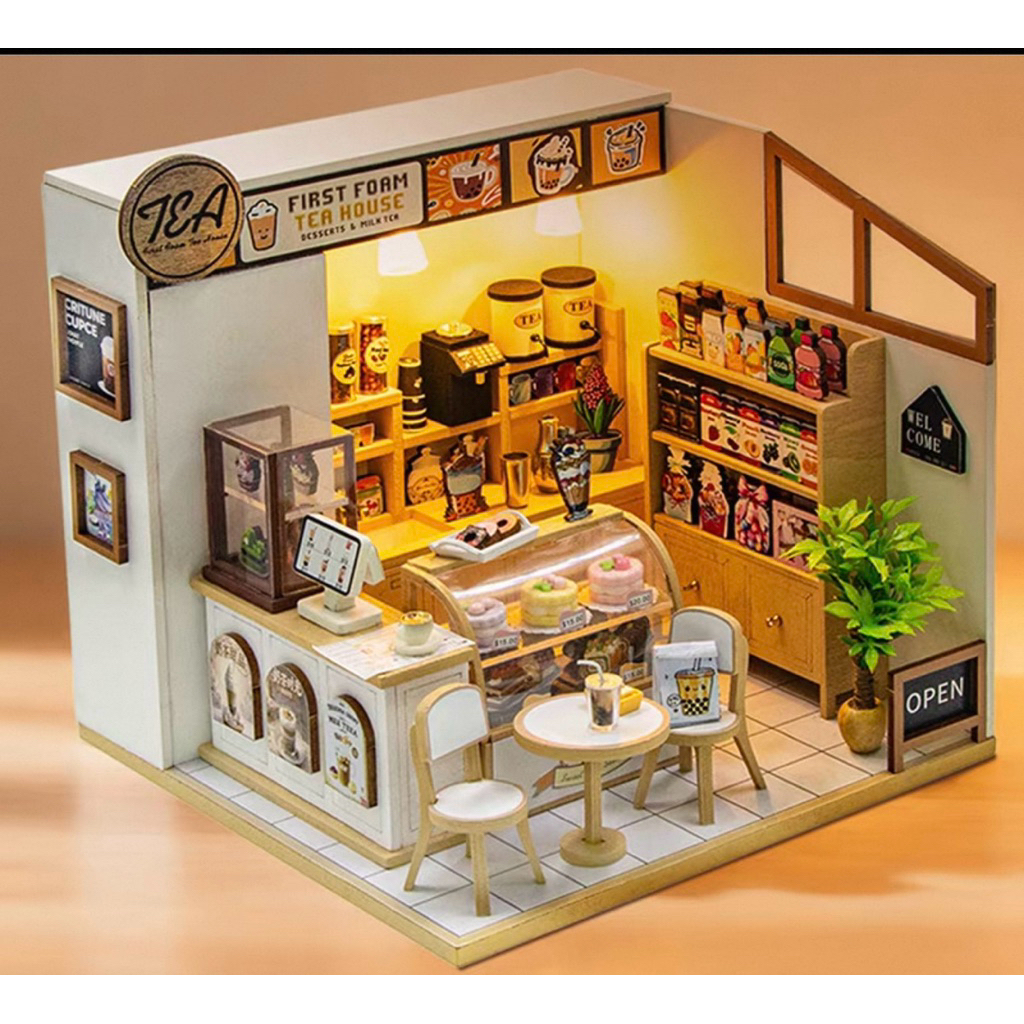 Mô hình lắp ráp rolife cửa hàng diy