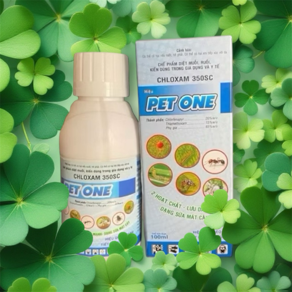 Phân bón lá Pet One Chloxam phòng côn trùng - Chai 100ml, 200ml