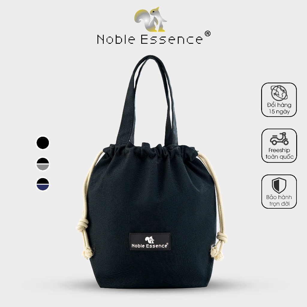 Túi đựng hộp cơm cao cấp Noble Essence® kiểu bucket đựng bình nước giữ nhiệt đa năng - Candy Bag T10