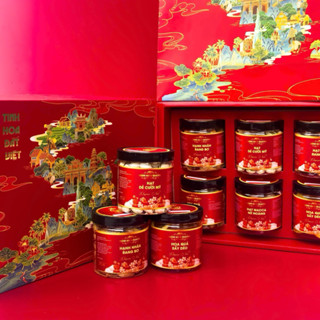 [SHIP HỎA TỐC] Set hộp quà Tết Tinh Hoa Đất Việt 2026 - Set quà tết hạt dinh dưỡng dẻ cười, hạt điều, macca