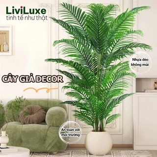 Cây giả LIVILUXE đồ decor đủ loại chất đẹp màu sắc tươi mát (KHÔNG KÈM CHẬU )