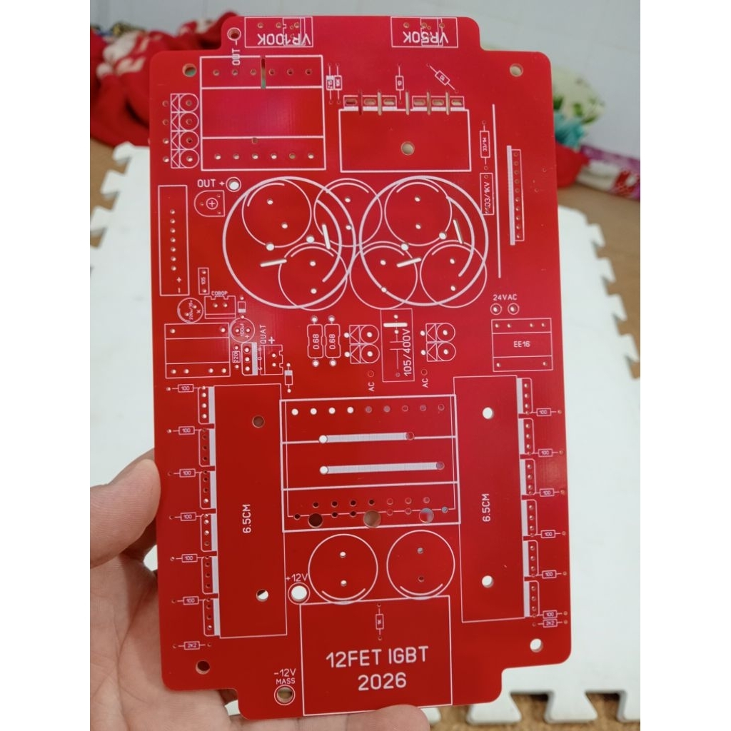 Mạch igbt 12 fes nhỏ sử dụng E42 máy hàn.. lưu ý chưa có mạch kích fes 3525 và mạch igbt , phải mua 
