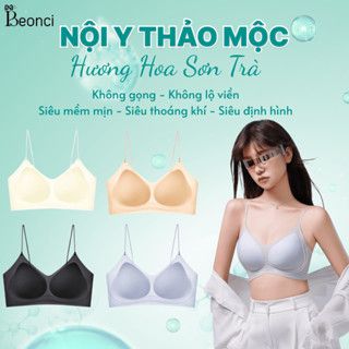  Áo Ngực Nữ Không Gọng Không Lộ Viền Hương Thảo Mộc Beonci Siêu Mỏng Siêu Thoáng Khí 